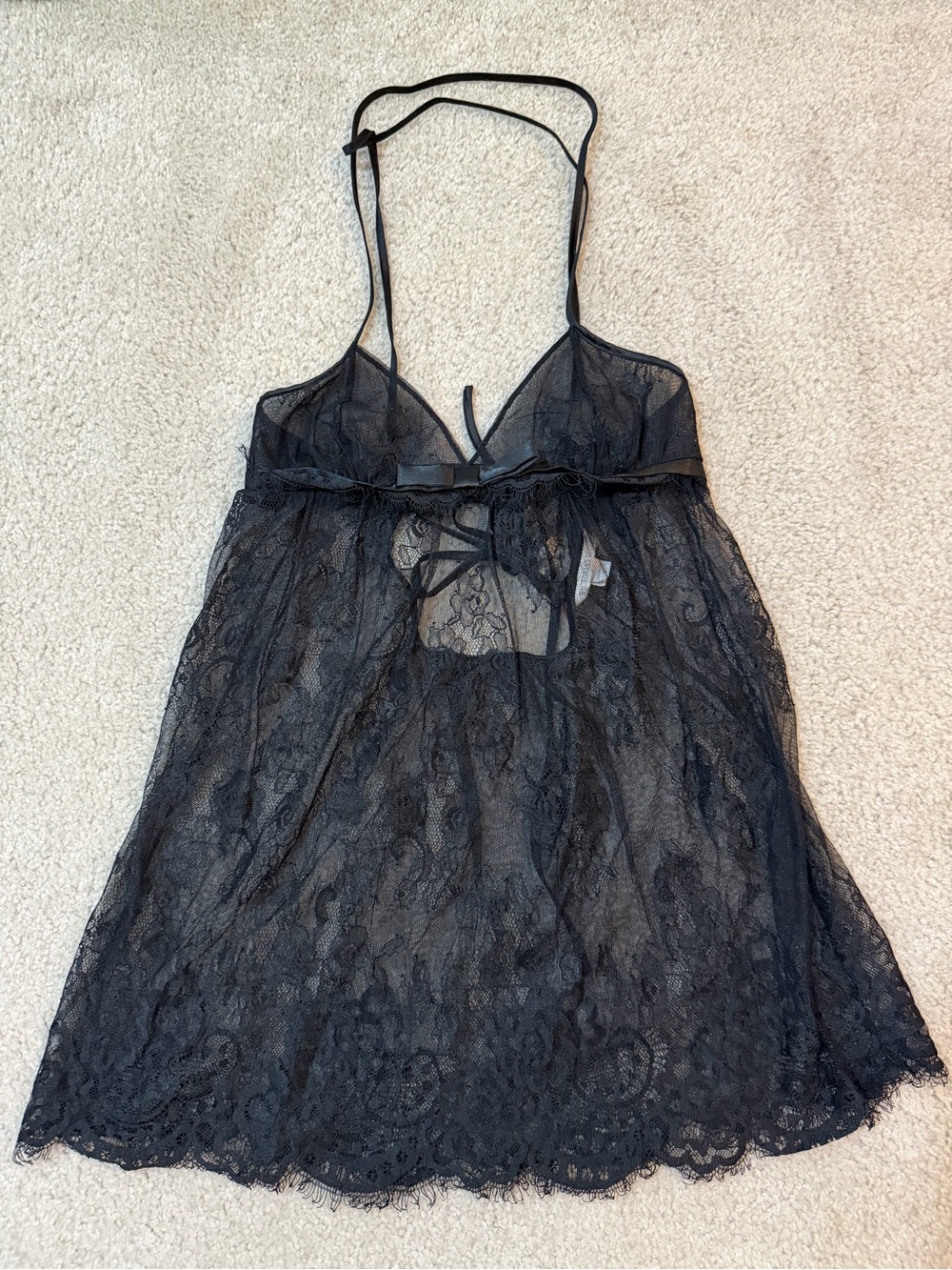 Victorias Secret Babydoll Lace Nightie Size Medium